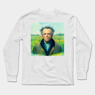 Arthur Schopenhauer | Positive Portrait Long Sleeve T-Shirt